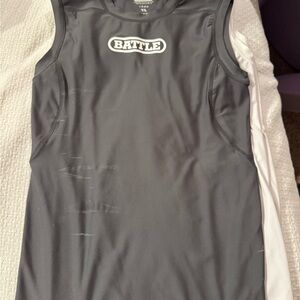 Kids Gray and White Tank Top